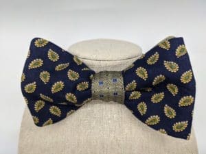 Navy Reversible Bow Tie