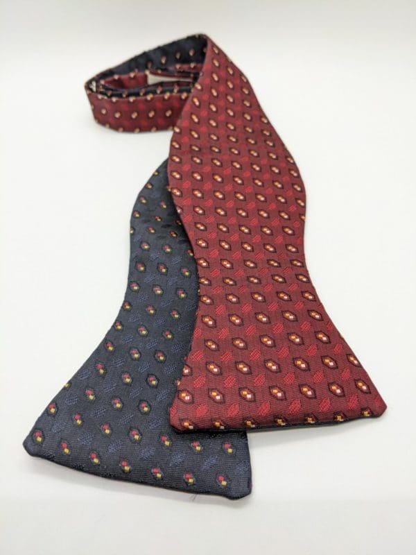 Maroon Reversible Bow Tie