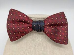 Maroon Reversible Bow Tie