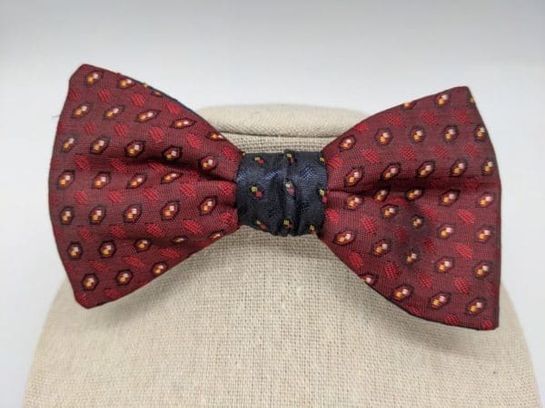 Maroon Reversible Bow Tie