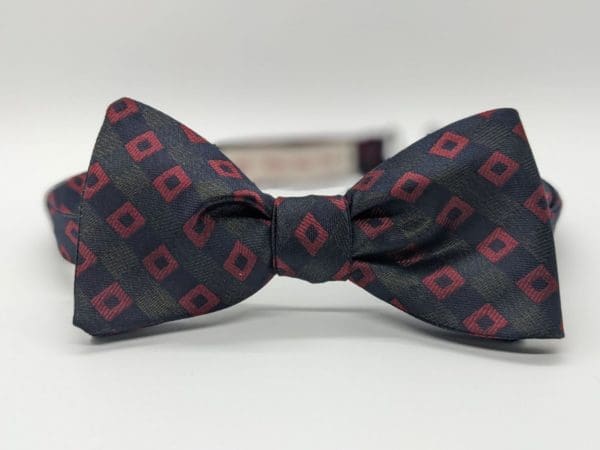 Red Square Bow Tie