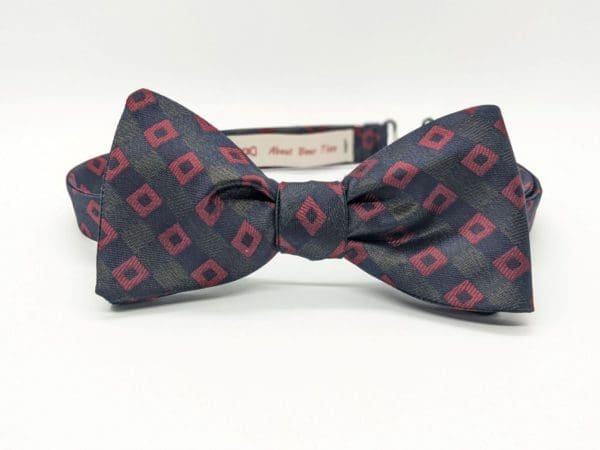 Red Square Bow Tie