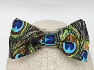 Peacock Eyes Bow Tie
