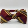 Red Stripe Bow Tie