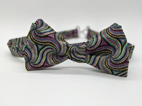 Pastel Swirl Bow Tie