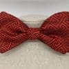 Red Brocade Bow Tie