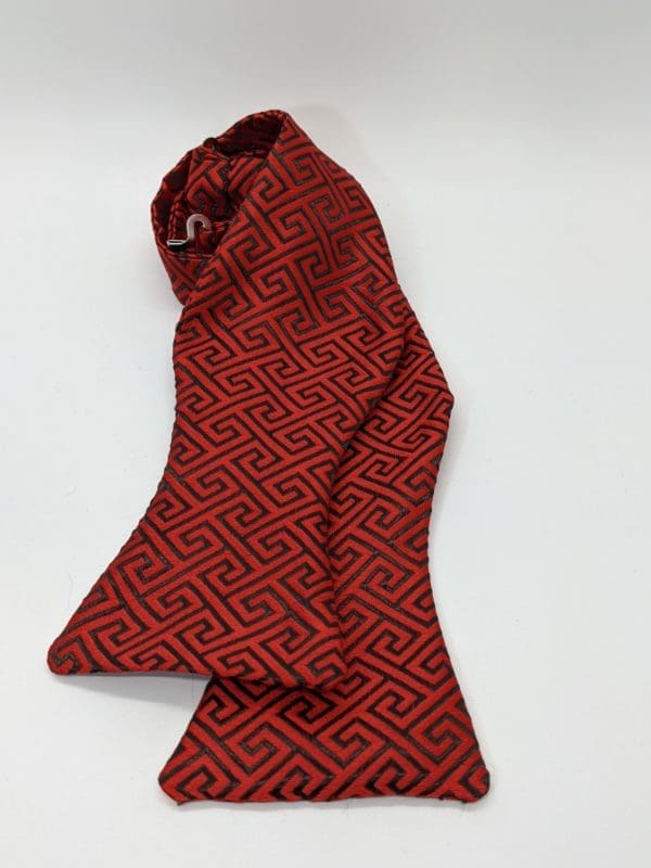 Red Brocade Bow Tie