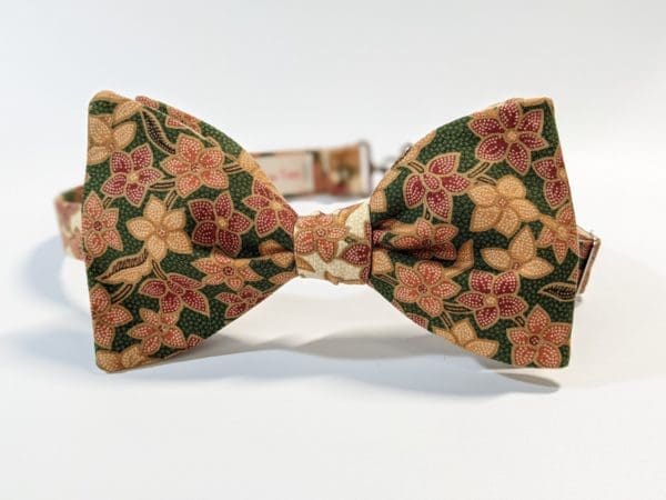 Floral Reversible Bow Tie