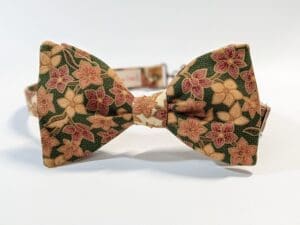 Floral Reversible Bow Tie