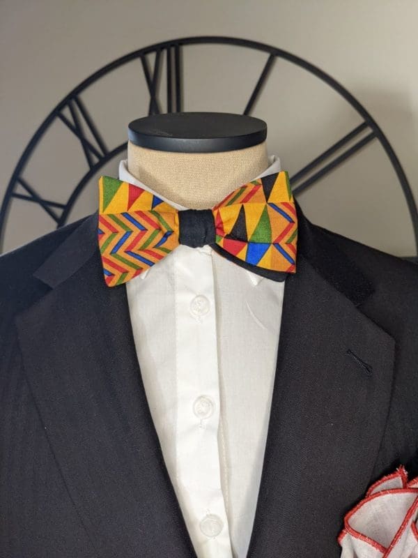 Kente Pattern Bow Tie