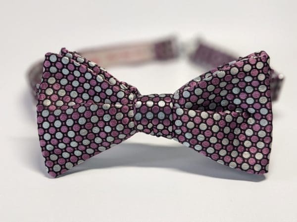 Pink Dot Bow Tie