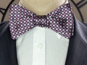 Pink Dot Bow Tie