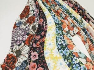 Colorful Floral Bow Ties
