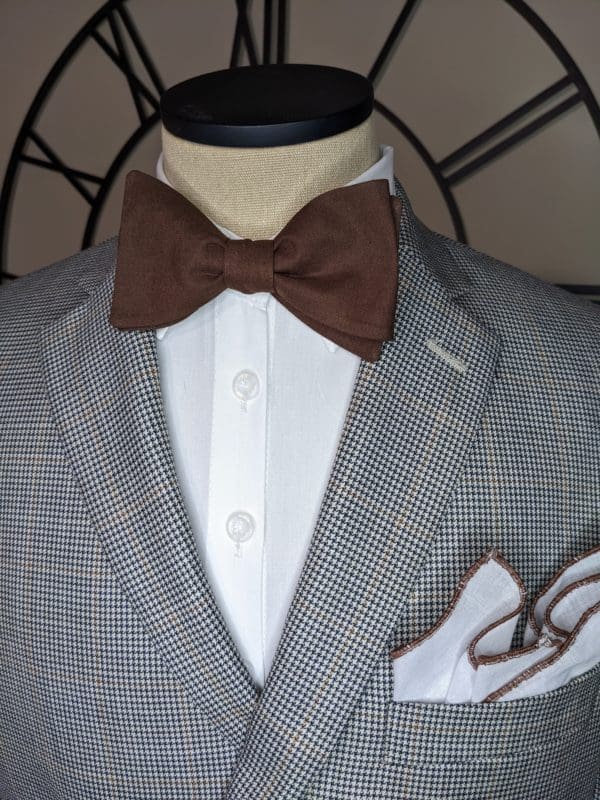 Brown Bow Tie