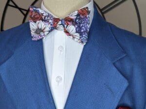 Colorful Floral Bow Ties