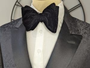 Black Velvet Bow Tie