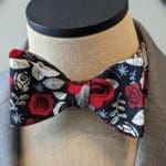 Red Rose Bow Tie