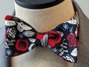 Red Rose Bow Tie