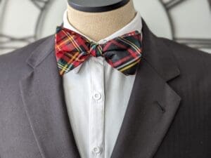 Plaid Silk Bow Ties