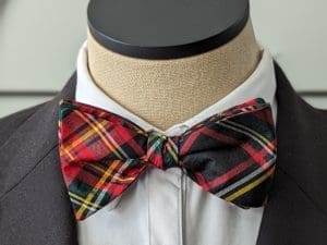Plaid Silk Bow Ties