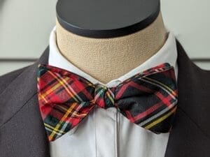 Plaid Silk Bow Ties