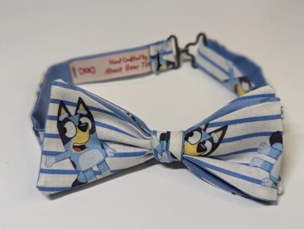 Bluey Stripe Boys Bow Tie