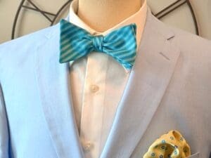 Striped Silk Bow Ties