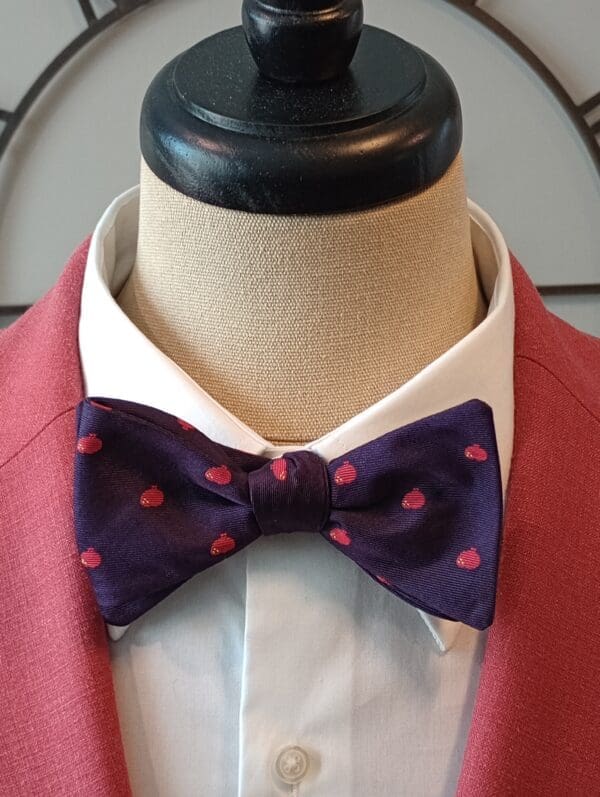 Cherries Silk Bow Tie