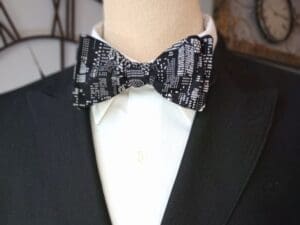Cityscape Bow Tie