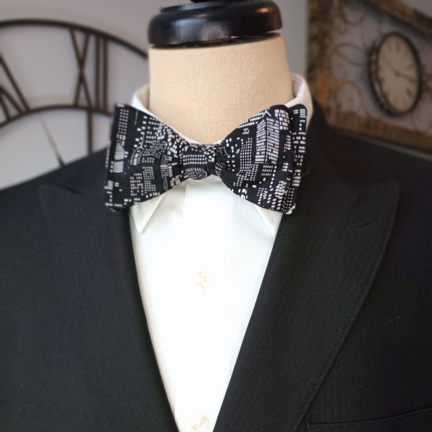City Skyline Bow Tie
